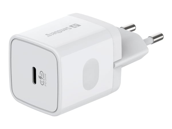 Sandberg SAVER - Strømadapter - 20 watt - 3 A - PD (USB-C)