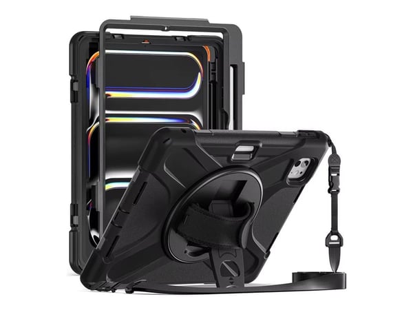 Insmat Ruggered Armor - Beskyttelsesboks for nettbrett - robust - polykarbonat, gummi - for Apple 13-inch iPad Pro (M4)