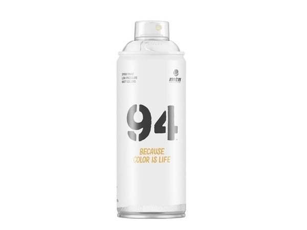 Montana vattenbaserad aerosolfärg vit 0,4 ml