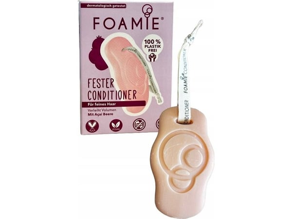 Foamie hårbalsam i fast form bær/Açai 80 g