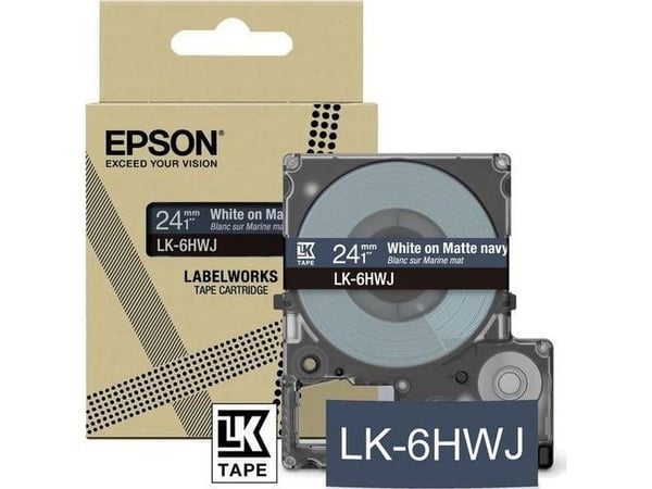 Epson LabelWorks LK-5HWJ - Matt - marinehvit - Rull (1,8 cm) 1 kassett(er) tape