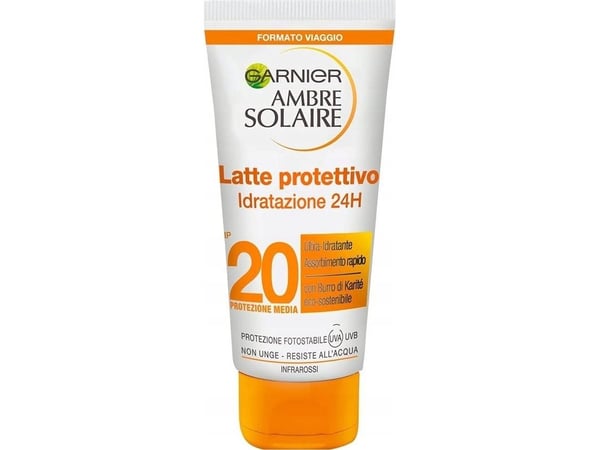 Garnier Ambre Solaire solmelk SPF 20 ansikt og kropp 50 ml