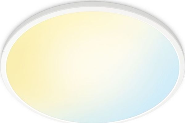 WiZ Super Slim - Taklampe - LED - 22 W - tunable white - 2700-6500 K - rund - hvit