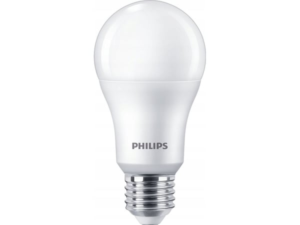 Philips - LED-lyspære - form: A67 - mattslipt finish - E27 - 13 W (ekvivalent 100 W) - klasse E - varmt hvitt lys - 2700 K (en pakke 6)