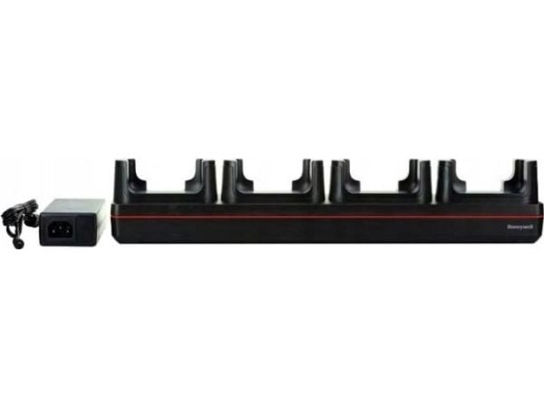 Honeywell - Ladestativ + AC-strømadapter - 4 utgangskontakter - Europa - for Honeywell CT40 XP, CT45, CT45 XP; Dolphin CT40