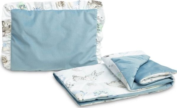 Sensillo komplett til vogn Velvet med fotbrett spacer blå