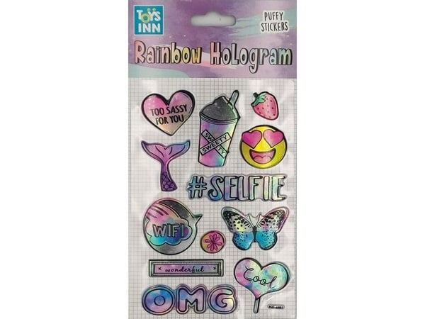 Stnux Rainbow hologram-klistremerker - selfie 8417 STNUX p6