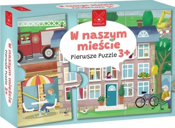 Kangur sitt første puslespill. I vår by Kangur