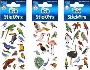 STICKERBOO klistremerker fugler2 66x180 S-BOO PBH 120/1800 STICKERBOO klistremerker fugler2 66x180 S-BOO PBH 120/1800