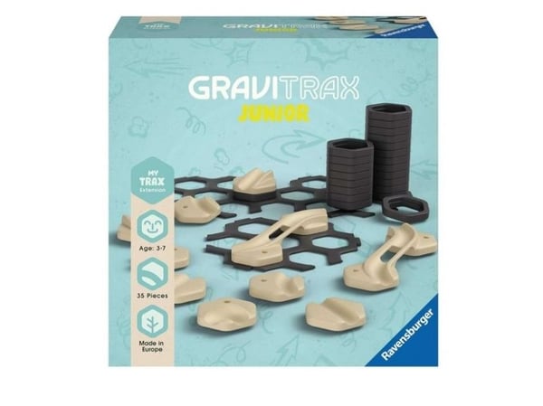 Ravensburger GraviTrax Junior Extension Trax, 7 vuotta, musta, harmaa