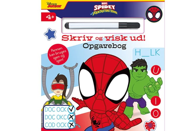 Marvel - Spidey - Kirjoita ja pyyhi pois! | Kieli: Tanska