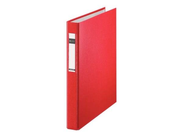 LEITZ ringperm 4-ringer DIN A4 4 cm rød