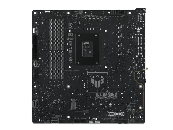 ASUS TUF GAMING B760M-BTF WIFI D4 - Hovedkort - micro ATX - LGA1700-sokkel - B760 Chipset - USB-C 3.2 Gen 2x2, USB-C 3.2 Gen2, USB-C 3.2 Gen 1, USB...
