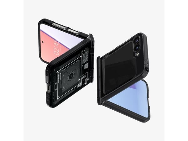 Spigen Ultra Hybrid Pro Zero One, Etui, Samsung, Galaxy Z Flip 6, 17 cm (6.7"), Sort, Grå