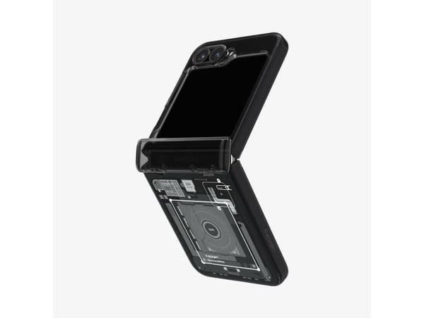 Spigen Ultra Hybrid Pro Zero One, Etui, Samsung, Galaxy Z Flip 6, 17 cm (6.7"), Sort, Grå