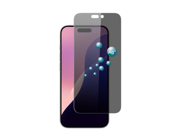 Screenor Privacy 360 - Matkapuhelimen näytönsuoja - lasi - yksityisyyssuodattimella - Apple iPhone 16 Pro:lle
