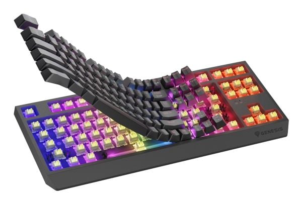 Genesis Genesis Thor 230 TKL Langaton musta RGB Outemu Silent Lemon -näppäimistö