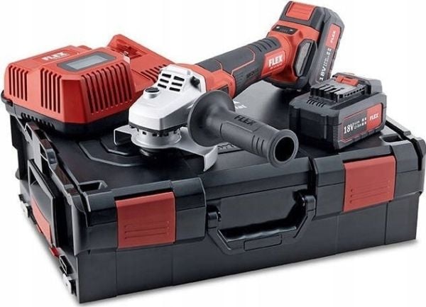 Sladdlös vinkelslip FLEX LB 125 18.0-EC/5.0 Set