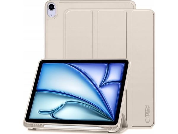 Tech-Protect SC Pen-etui for Apple iPad Air 10,9" 4. / 5. generasjon (2020-2022) / 11" 6. generasjon (2024) - beige
