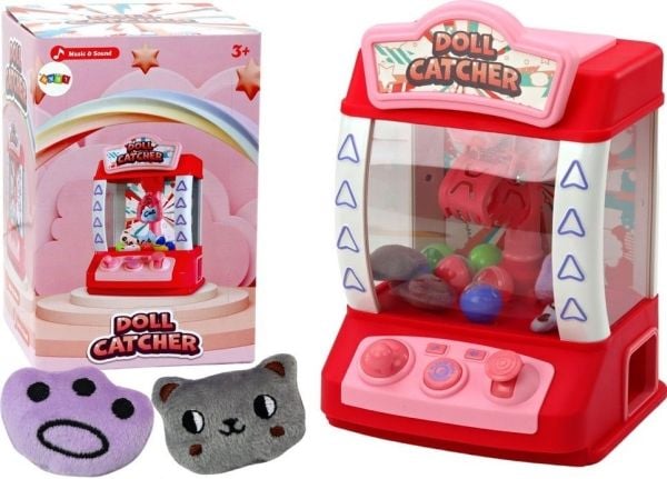 LeanToys Automaattinen kone nappaa nukke Gadgets Plush pallot vaaleanpunainen