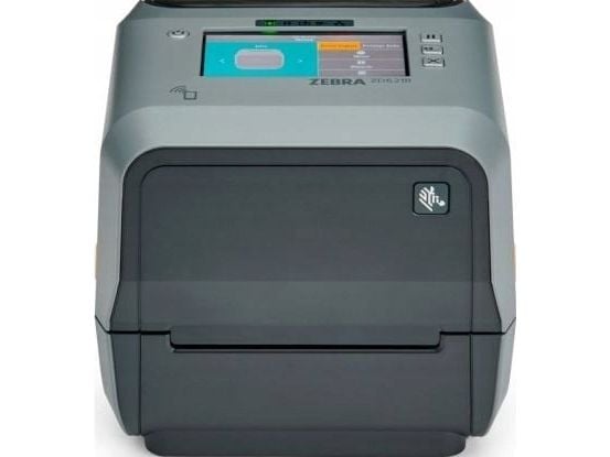 Zebra ZD621t - Etikettskriver - termotransfer - Rull (11,8 cm) - 203 dpi - inntil 203 mm/sek - USB 2.0, LAN, seriell, USB-vert - grå