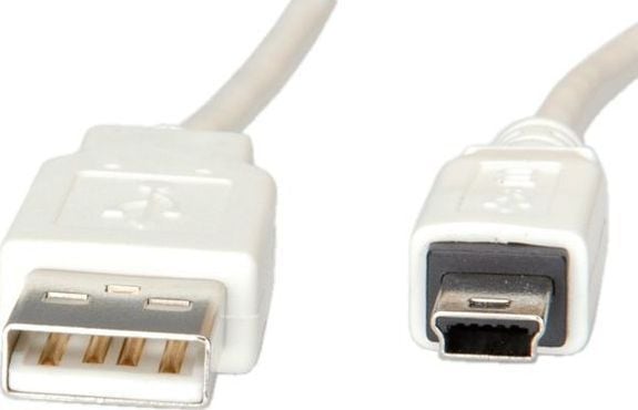 Kabel USB RBLINE USB-A - miniUSB 1,8 m Biały (S3142)