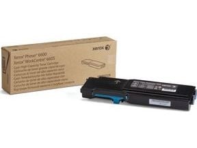 Xerox Phaser 6600 - Høykapasitets - cyan - original - tonerpatron - for Phaser 6600; WorkCentre 6605
