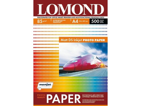 Fotopapir Lomond Photo Inkjet Paper matt 85 g/m² A4, 500 ark, dobbeltsidig