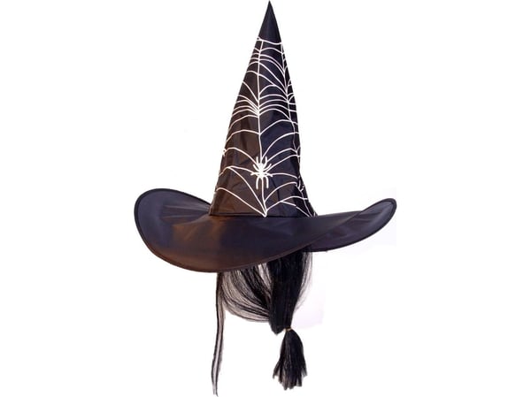 Witch's hat with hair