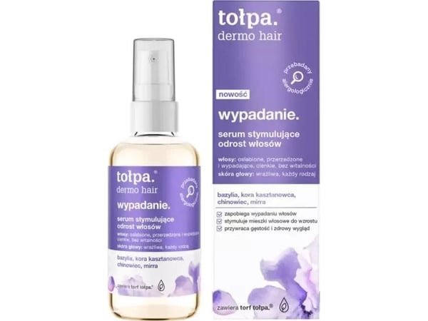 TOŁPA_Dermo Hårstyrkende serum stimulerer gjenvekst Tap 100ml