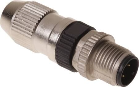 Harting rundkontakt M12 med snabbanslutning HARAX HARAX® M12-L (1 st.)