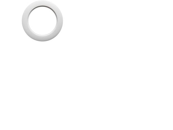 Rehab ring Ø133 mm mat-hvid (Junistar, Jupiter, Polar, Uniled)