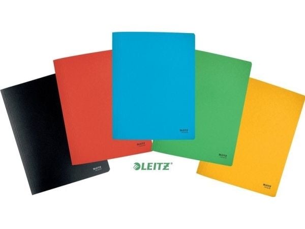 Leitz Schnellhefter Recycle, DIN A4, papp, rød (100% resirkulert papp, 100% resirkulerbar), Blauer Engel, - 10 stk (39040025)