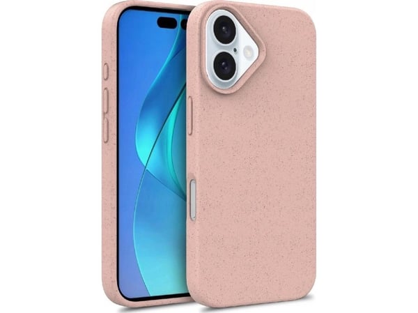 Multiple Color Wheat Case MagSafe til iPhone 16 Pro - rosa