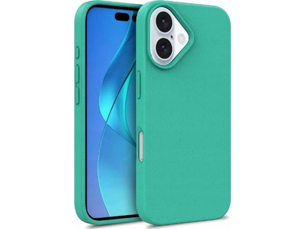 Multifärgat wheat-skal MagSafe för iPhone 16 Pro Max - mint