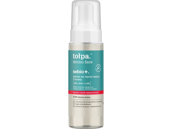 TOŁPA_Dermo Face Sebio+AHA + LHA ansiktsrenseskum 150ml