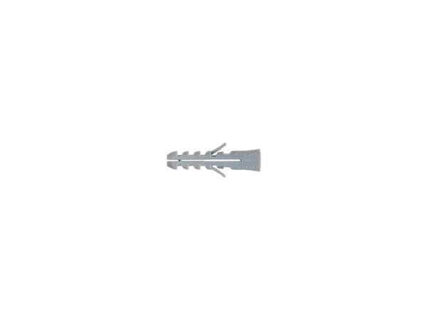 Fischer S 8 DP, Veggplugg, Murstein, Betong, Nylon, Nylon, Grå, 8 mm