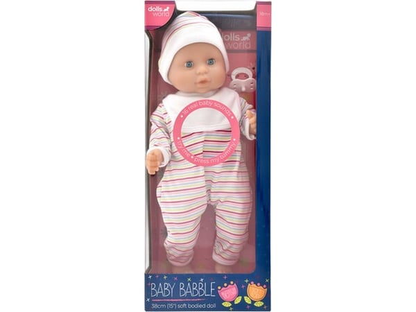 DollsWorld babydokke Babble 38 cm 78350 83504