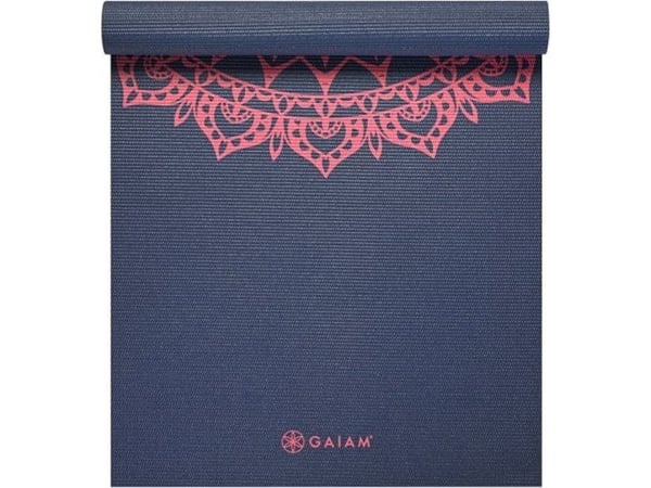 Gaiam yogamatte granatblå Marrakesz 4 mm