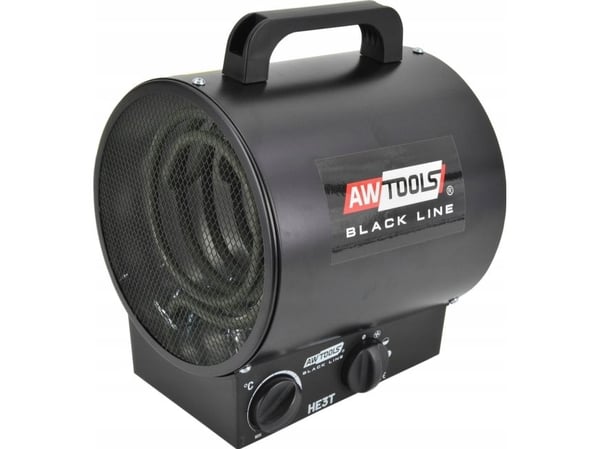 AWTools AW ELEKTRISK RØRVARMER 2KW /BLACK LINE