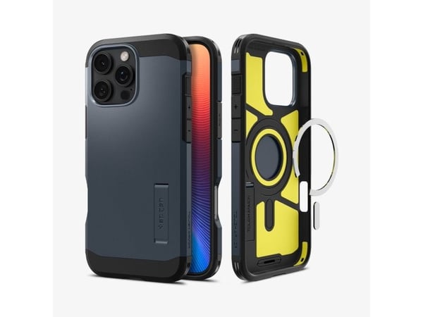 Spigen Tough Armor AI (MagFit), kansi, Apple, iPhone 16 Pro Max, 17,5 cm (6,9"), harmaa