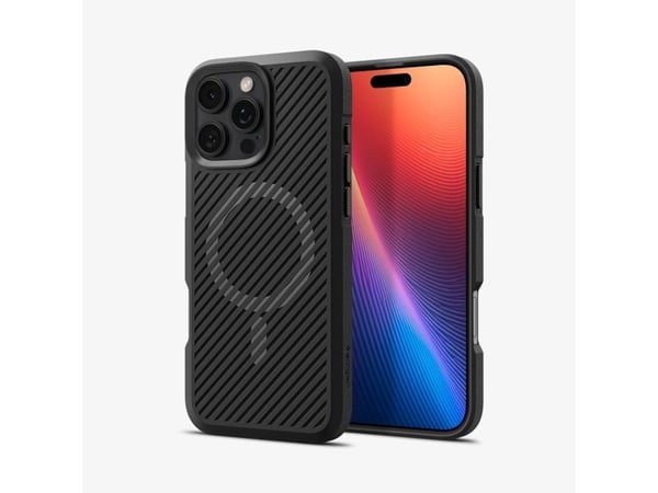 Spigen Core Armor (MagFit), Suojus, Apple, iPhone 16 Pro Max, 17,5 cm (6.9"), musta