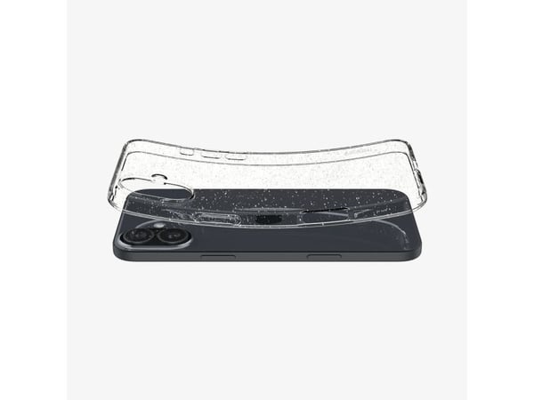 Spigen Liquid Crystal Glitter, Suojus, Apple, iPhone 16 Plus, 17 cm (6.7"), Läpinäkyvä