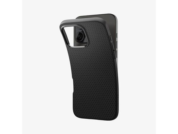 Spigen Liquid Air, Suojus, Apple, iPhone 16 Pro, 16 cm (6.3"), musta