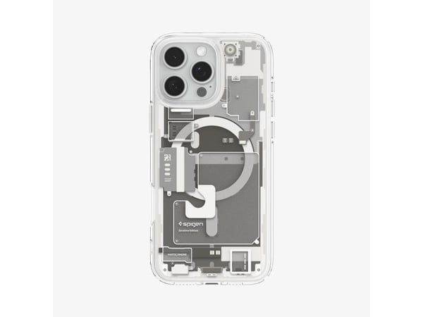 Spigen Ultra Hybrid Zero One MagFit - Baksidedeksel for mobiltelefon - MagSafe-samsvar - polykarbonat, termoplast-polyuretan (TPU) - zero one natur...