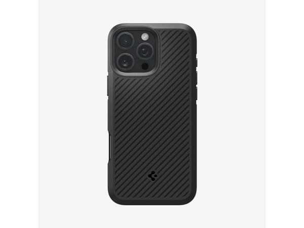 Spigen Core Armor - Baksidedeksel for mobiltelefon - termoplast-polyuretan (TPU) - matt svart - for Apple iPhone 16 Pro
