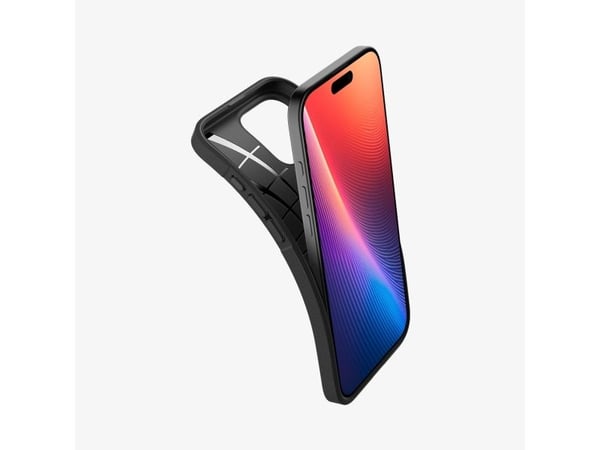 Spigen Core Armor - Baksidedeksel for mobiltelefon - termoplast-polyuretan (TPU) - matt svart - for Apple iPhone 16 Pro