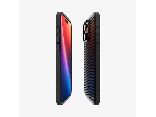 Spigen Core Armor - Baksidedeksel for mobiltelefon - termoplast-polyuretan (TPU) - matt svart - for Apple iPhone 16 Pro