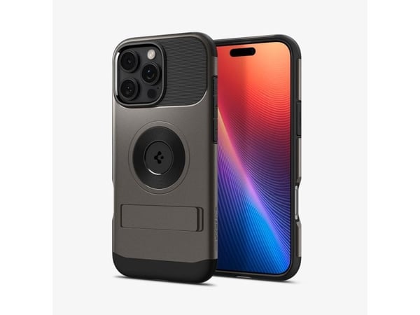 Spigen Slim Armor (MagFit), Etui, Apple, iPhone 16 Pro, 16 cm (6.3"), Grå