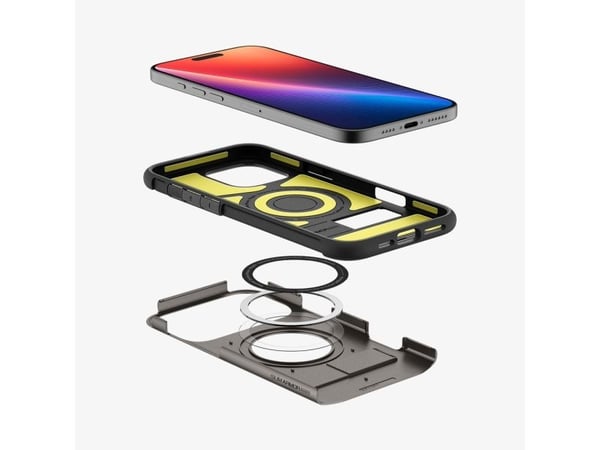Spigen Slim Armor (MagFit), Etui, Apple, iPhone 16 Pro, 16 cm (6.3"), Grå